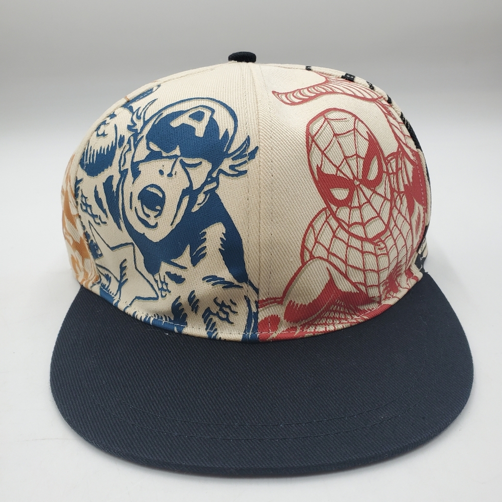 Marvel Legend Disney Parks Hulk Spider-Man Snapback Cap Adjustable Hat